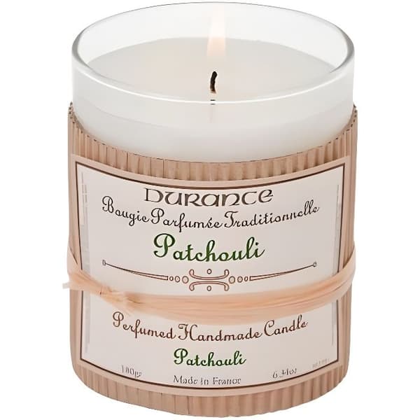 Bougie - DURANCE - SWANN - Parfym Patchouli - 180g - Vax och Glas - 40H spridning