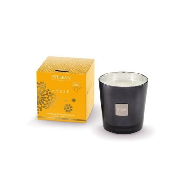 Doftljus - Esteban - Ambra - 450g - 100% vegetabilisk vax - 3 veker