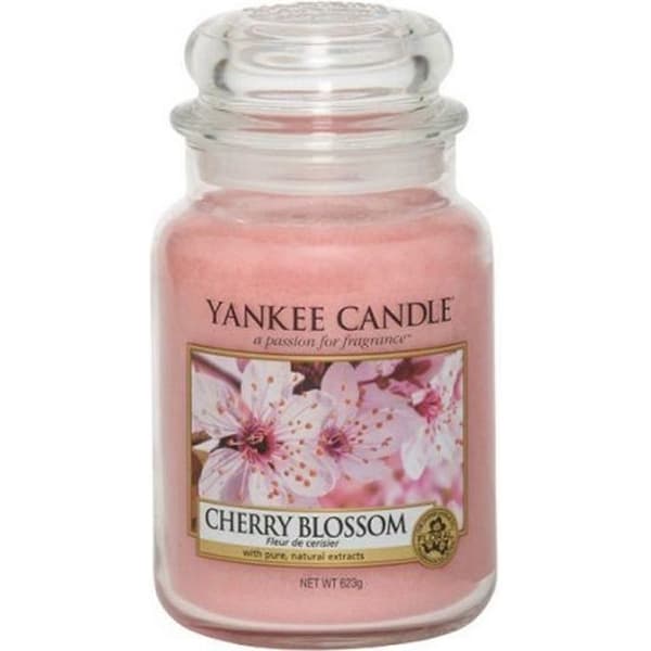 Doftljus - YANKEE CANDLE - Körsbärsblomma - Stor glasburk - 623 g - Inomhus