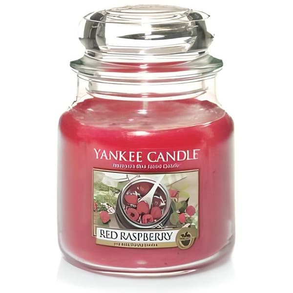 Doftljus - Yankee Candle - Röda frukter - Röd glas - 0,35 kg - Inomhus