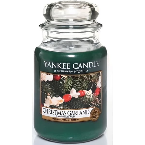 YANKEE LJUS Stor burk Ljus JULGIRLAND