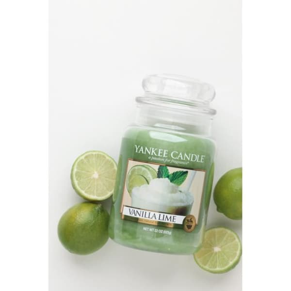 Ljus - YANKEE LJUS - VANILJLIME - Vanilj och lime - 623 gr - Stor burk