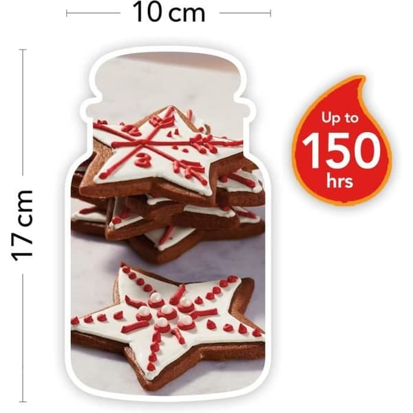 Bougie Jar Parfym - Yankee Candle - Söt Pepparkaka - 150 Timmars Brinntid - Röd