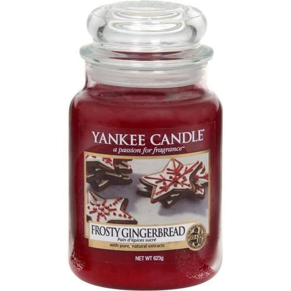Bougie Jar Parfym - Yankee Candle - Söt Pepparkaka - 150 Timmars Brinntid - Röd