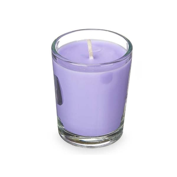 Set med Doftljus Acorde 48-B-AR Lavendel Glas (12 antal)