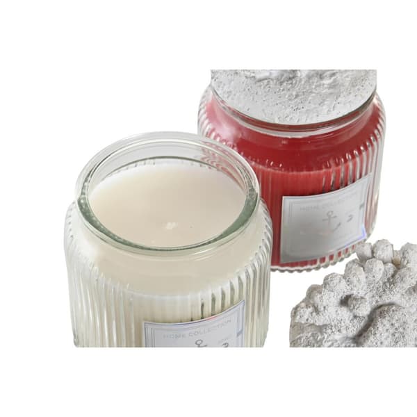 Tuoksukynttilä DKD Home Decor Koralli Välimeren 430 g (2 osaa)