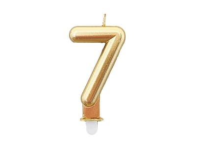 Lys nummer "7" Guld