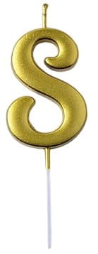 Födelsedagsljus nummer "8" Guld