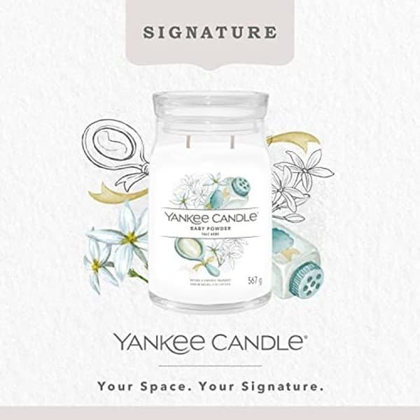 Doftljus - YANKEE CANDLE - Stort ljus i burk - Sojavax - Dubbel vek - Lugna dofter