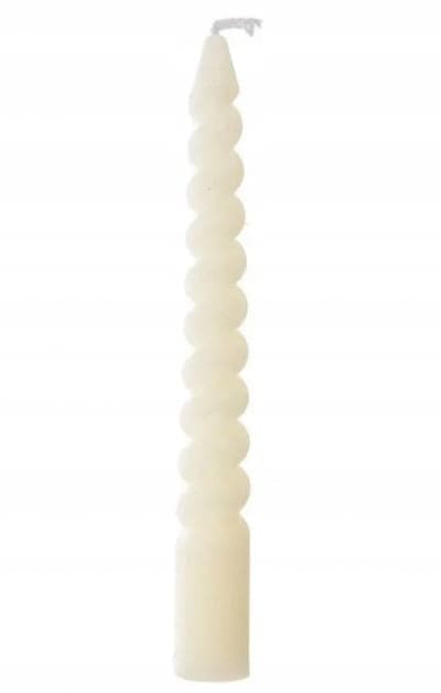 Sæt med 10 mini-bordlys cremefarvede 10 cm