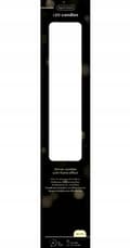 Pikkukuva 4 / 7: kpl koristeellisia kermanvärisiä LED-pöytäkynttilöitä 2,4 x 24,5 cm