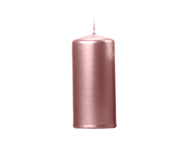 Metalliskt klubbljus, roséguld, 12x6cm (1 förpackning / 6 st.)