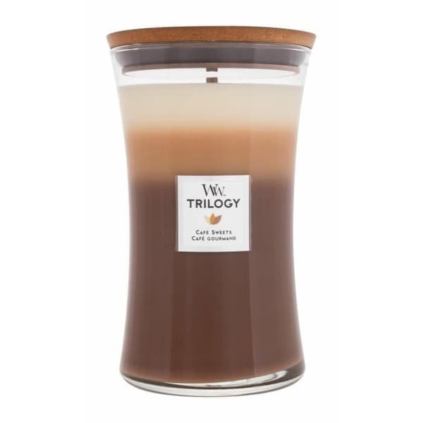 Woodwick 610g Trilogy Café sötsaker, doftljus