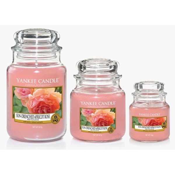 STORT DOFTLJUS SUCCULENT ROSA BURK - YANKEE LJUS