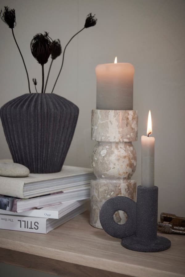 FURNLUX LJUS RUSTIKT SILVER 8CM