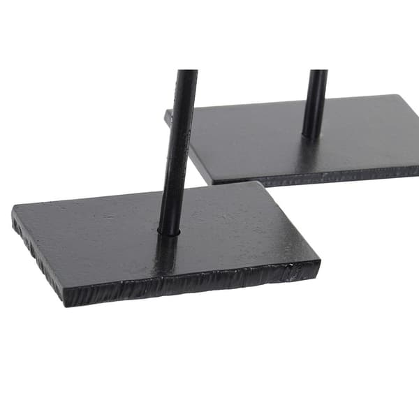 Lyseholder DKD Home Decor Blå Pink Metal Krystal 12 x 12 x 24 cm (2 enheder)