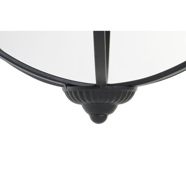 Lysholder DKD Home Decor Svart Metall Krystall (60 x 60 x 73 cm)