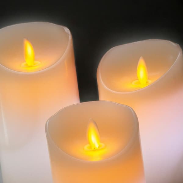 Flerfarget Flamme-Effekt LED-Lys Med Fjernkontroll Lendles InnovaGoods 3 enheter