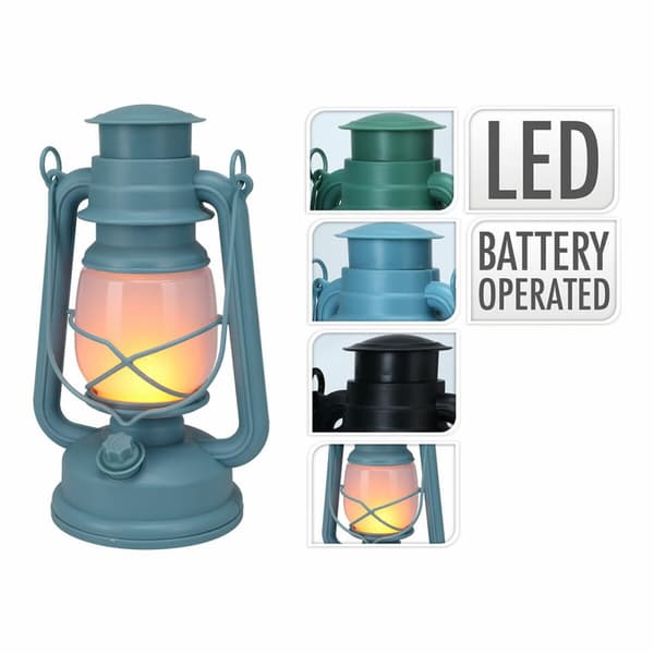 LED-lyhty Lumineo Sininen Vihreä Sininen/Vihreä Alumiini 24,5 cm