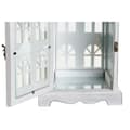 Miniatyrbilde 4 av 5: Lyhty DKD Home Decor Aldret overflate Hvit Grå Tre Krystall 19 x 19 x 42 cm