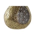 Miniatyrbillede 2 af 5: Lyseholder Home ESPRIT Gylden Metal Krystal 12,5 x 11,5 x 13,5 cm