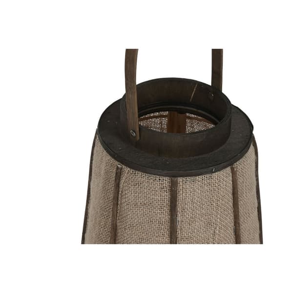 Lyseholder Home ESPRIT Natur Jute Bambus 33,5 x 33,5 x 66 cm