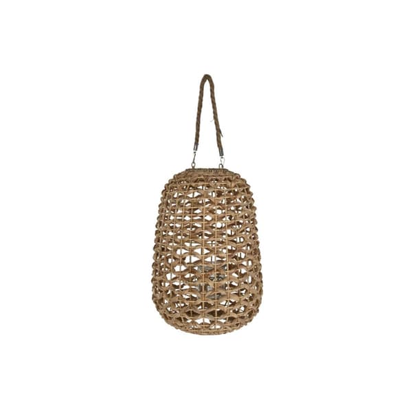 Lysholder Home ESPRIT Naturell Metall 28 x 28 x 42 cm