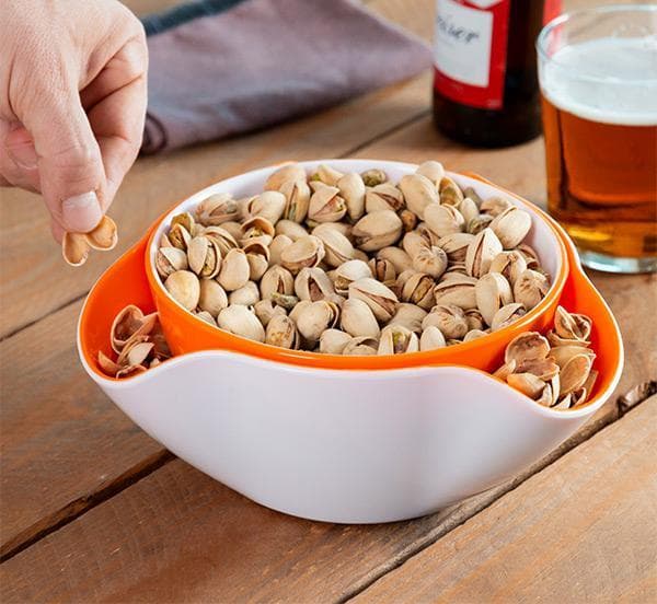 2 i 1 Snacksskålar Skålar för Snacks / Chips / Godis