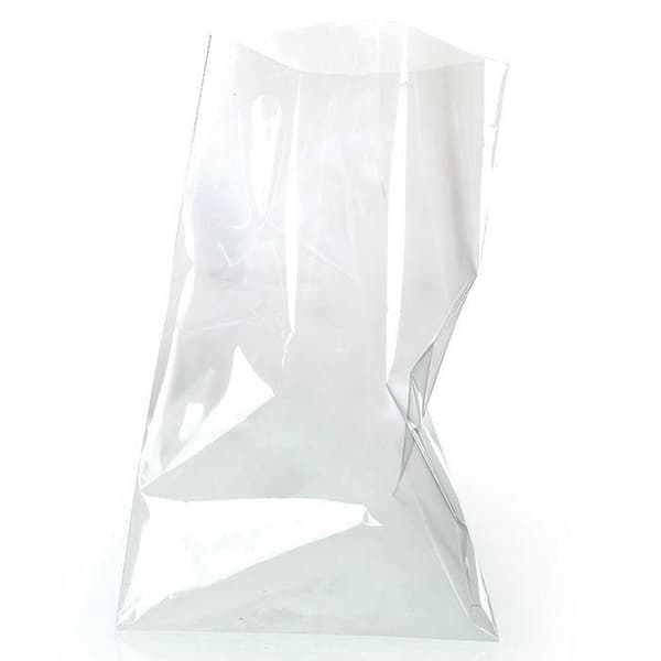100 genomskinliga matkassar 23 x 14 cm