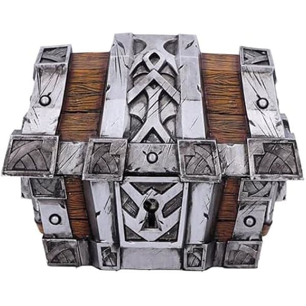 Skattkista - NEMESIS NOW - World of Warcraft - Resin - 10,5 cm - Silver/brun