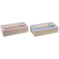 Miniatyrbild 1 av 2: Dekorativa lådor - HEMINREDNING - Set med 2 - MDF-trä - Flerfärgad - 22 x 6 x 9 cm
