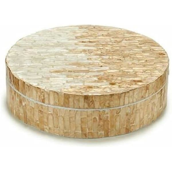 Dekorativ ask - PRESENTDEKOR - Standard - Flerfärgad - 35 x 27 x 27,5 cm - Dekorativa föremål