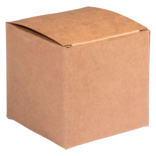 Kit för vikning - Fyrkantig - Kraft - 7,5 x 7,5 x 7,5 cm