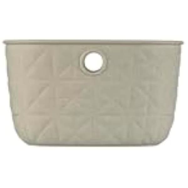 Förvaringskorg - CURVER - Softex 3L - Lätt - Stapelbar - 100 % återvunnen - 19 x 19 x 11 cm - Ljus beige