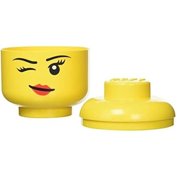 Room Copenhagen 40331727 Lego Mini Förvaring i Form av Huvud, Blinkande
