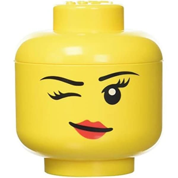 Room Copenhagen 40331727 Lego Mini Förvaring i Form av Huvud, Blinkande