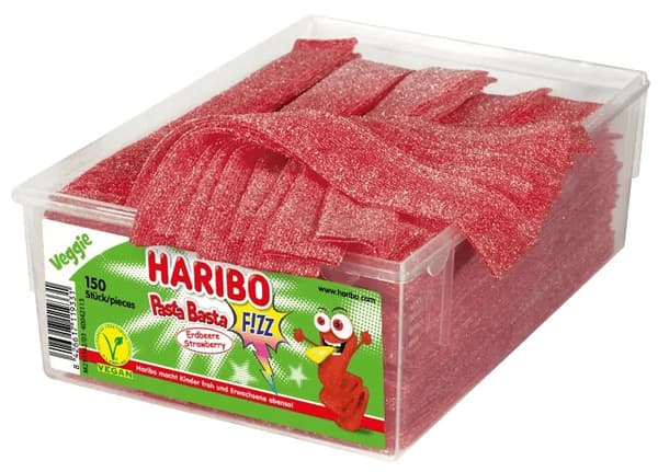 Haribo Pasta Basta Jordgubb 1.125kg