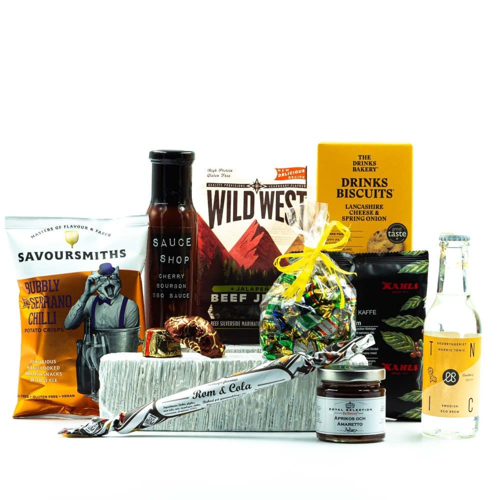 Presentbox, Snacks och tillbehör till drinkar