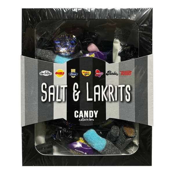 Blandet Slik i Æske Salt & Lakrids