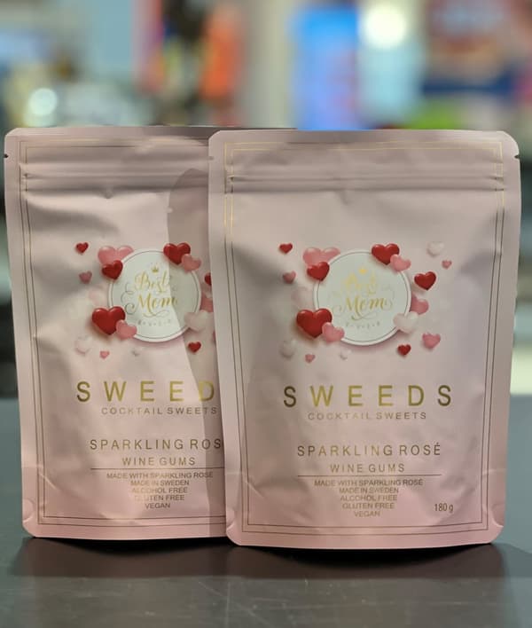 SWEEDS Vingummi Mors Dag Sparkling Rosé Påse