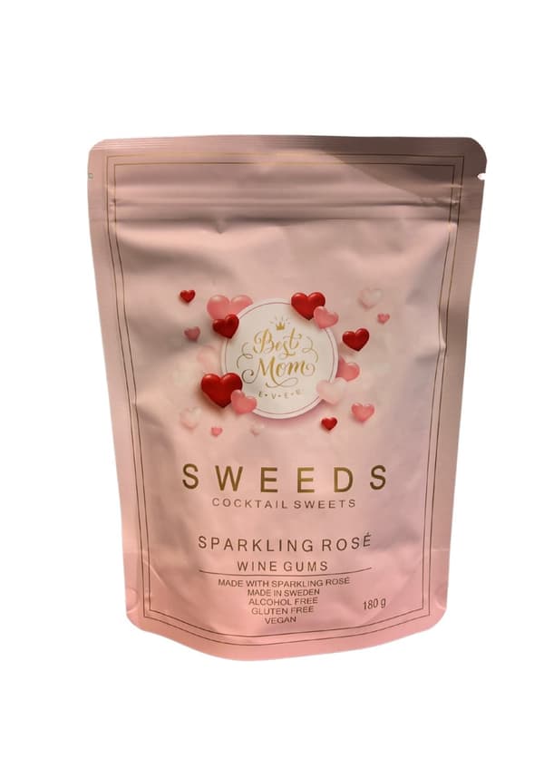 SWEEDS Vingummi Mors Dag Sparkling Rosé Påse