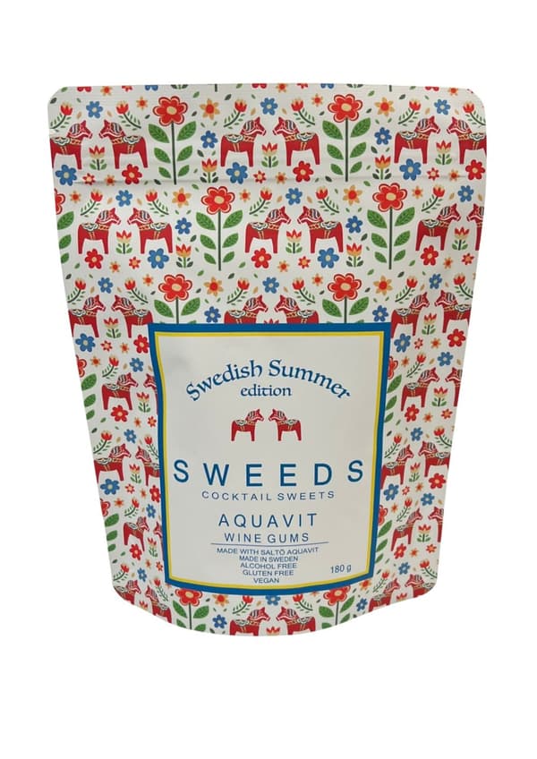 SWEEDS Vingummi Aquavit Sommar Dalahäst 180g