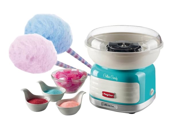 Ariete Party Time 2973 - Sukkervattsmaskin - 450 W - lys blå