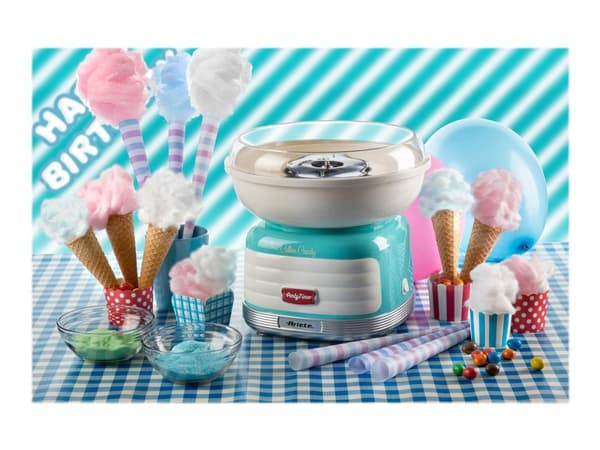 Ariete Party Time 2973 - Sukkervattsmaskin - 450 W - lys blå