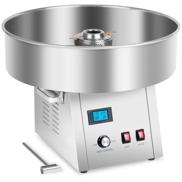 Royal Catering Sockervaddsmaskin - 62 cm - Rostfritt stål
