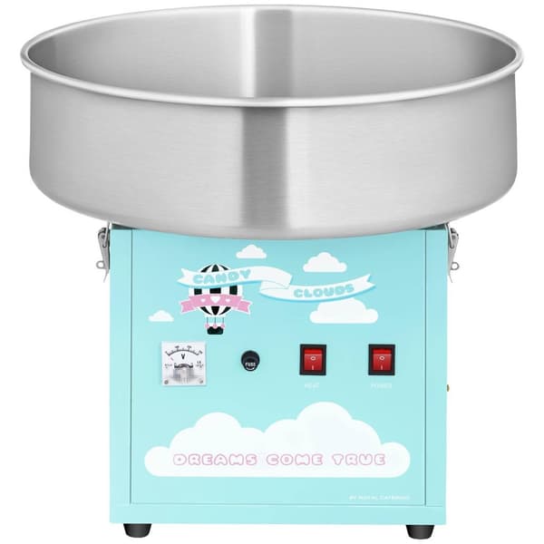 Royal Catering Sockervaddsmaskin - 52 cm - 1200 W - turkos