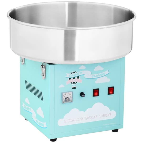 Royal Catering Sockervaddsmaskin - 52 cm - 1200 W - turkos