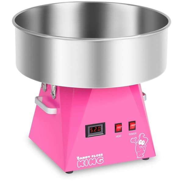 Royal Catering Sockervaddsmaskin - 52 cm - rosa