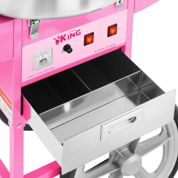 Royal Catering Sockervaddsmaskin set - 52 cm - 1200 W
