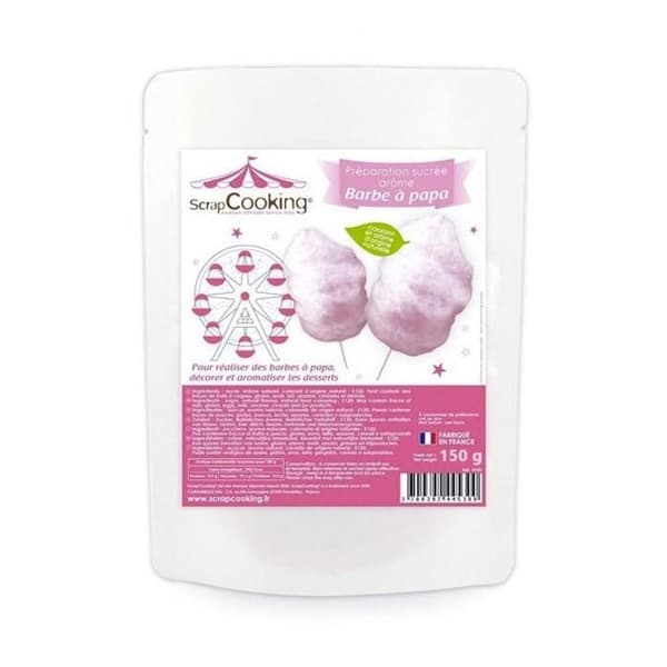 Förberedelse sockervadd rosa 150 g
